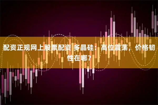 配资正规网上股票配资 多晶硅：高位震荡，价格韧性在哪？