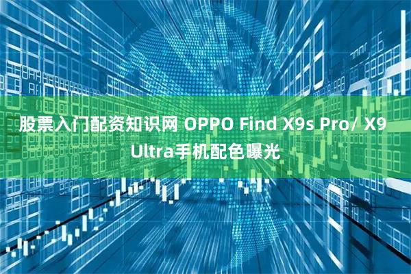 股票入门配资知识网 OPPO Find X9s Pro/ X9 Ultra手机配色曝光